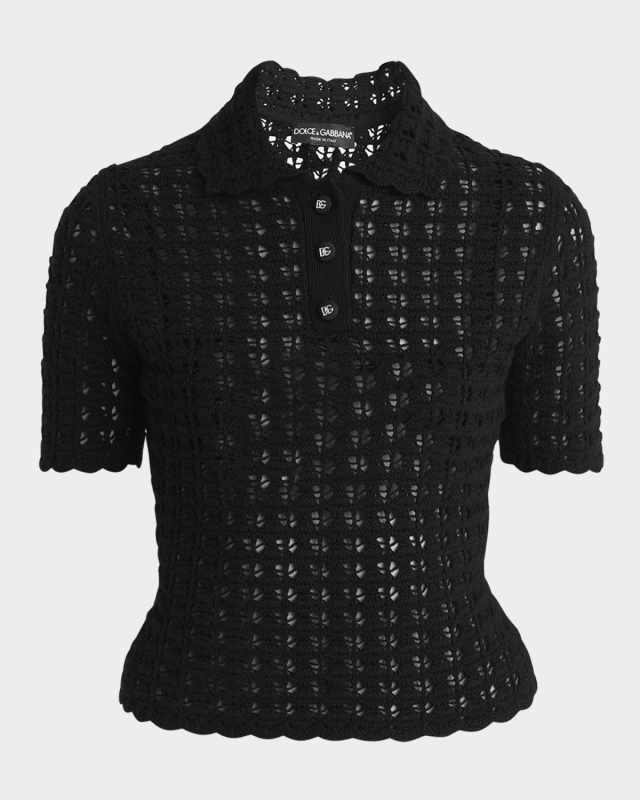 Polo Crochet Top